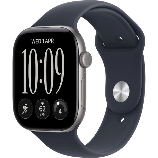 Apple Watch Series 12 42 mm GPS + Cellular; koperta 42 mm, materiał: aluminium, kolor: gwiezdna szarość; pasek sportowy,
