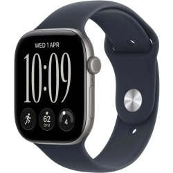 Apple Watch Series 12 46 mm GPS + Cellular, aluminium w kolorze Space Grey z paskiem Navy Blue Sport Band, kod producent