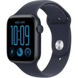 Apple Watch SE 3 40 mm GPS + Cellular; koperta 40 mm, materiał: aluminium, kolor: północ; pasek sportowy, kolor: granato