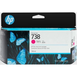 Oryginalny tusz HP 738 498N6A, magenta, 130 ml