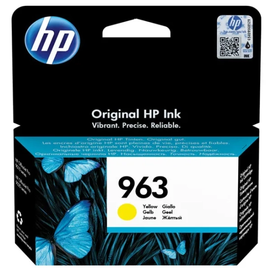 Oryginalny tusz HP 963 3JA25AE#LS1, żółty, 10,77 ml, 700 stron