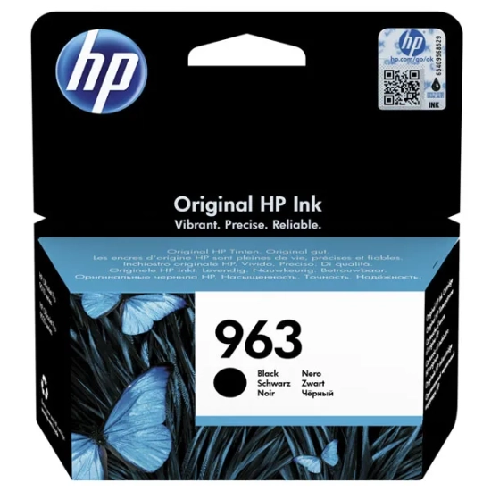 Oryginalny tusz HP 963 3JA26AE#BGY, czarny, 24,09 ml, 1 000 stron