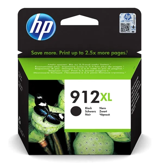 Oryginalny tusz HP 912XL high capacity 3YL84AE#BGY, czarny, 18 ml