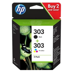 Oryginalny tusz HP zestaw tuszy 3YM92AE 303 3YM92AE#LS1