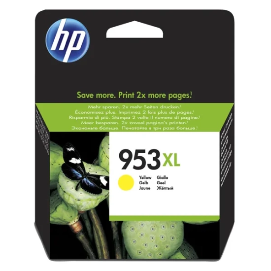 Oryginalny tusz HP 953XL high capacity F6U18AE#BGY, żółty, 20 ml