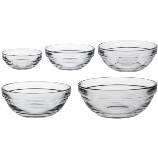 Duralex Miseczka salaterka transparentna GIGOGNE 310 ml - zestaw 6 szt.