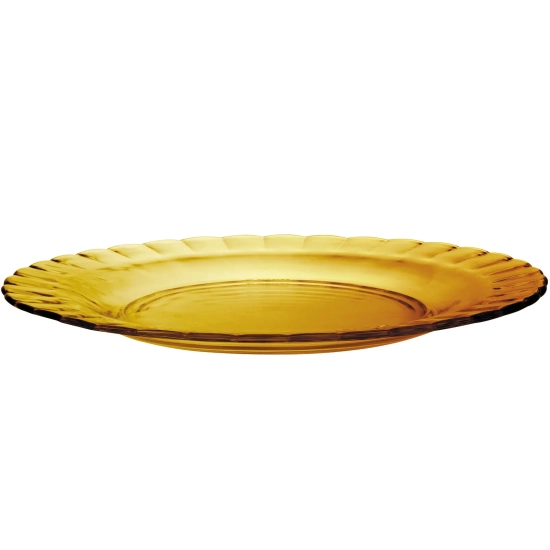 Talerz deserowy Duralex PICARDIE AMBER pomarańczowy śr. 205 mm - zestaw 6