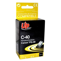 Kompatybilny tusz UPrint PG40 C-40B, czarny, 25 ml
