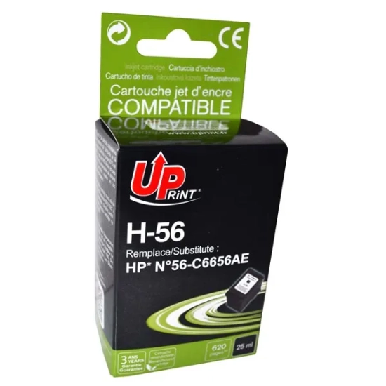 Kompatybilny tusz UPrint C6656AE H-56B, czarny, 25 ml