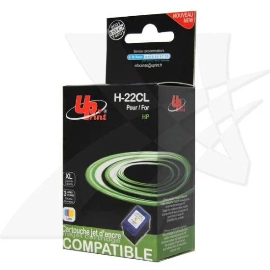 Kompatybilny tusz UPrint C9352AE HP 22 H-22CL, kolorowy, 18 ml
