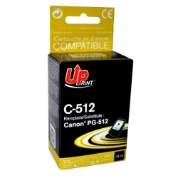 Kompatybilny tusz UPrint PG512BK C-512B, czarny, 18 ml