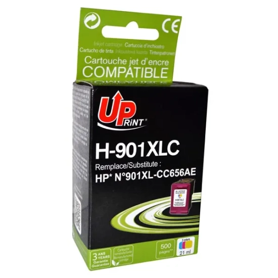 Kompatybilny tusz UPrint CC656AE HP 901 H-901XLC, kolorowy, 21 ml