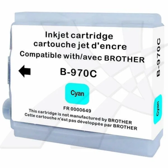 Kompatybilny tusz UPrint LC-1000C B-970C, cyjan, 10 ml
