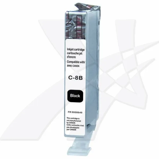 Kompatybilny tusz UPrint CLI8BK chipem C-8B, czarny, 14 ml