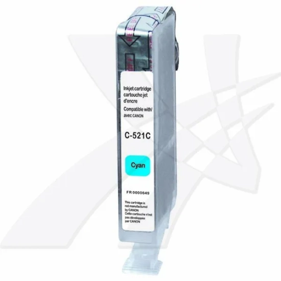 Kompatybilny tusz UPrint CLI521C chipem C-521C, cyjan, 10 ml, 450 stron