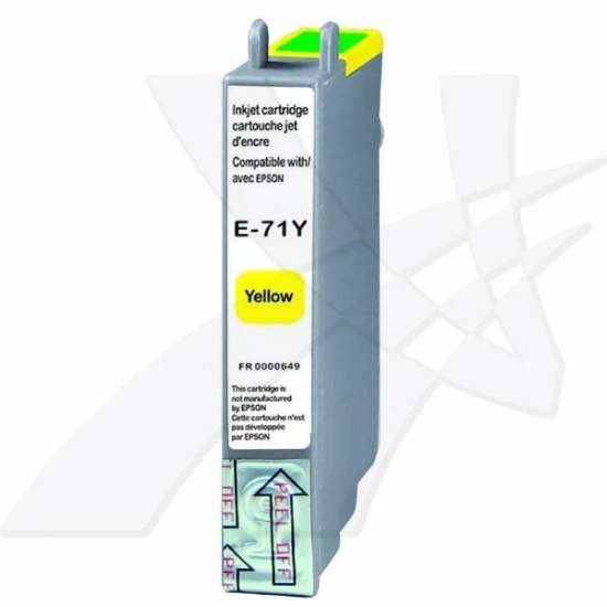 Kompatybilny tusz UPrint C13T07144021 E-71Y, żółty, 10 ml