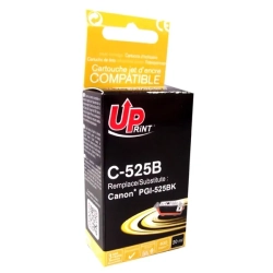 Kompatybilny tusz UPrint PGI525PGBK chipem C-525B, czarny, 20 ml