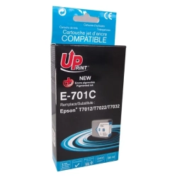 Kompatybilny tusz UPrint C13T70124010 XXL E-701C, cyjan, 36 ml, 3 200 stron