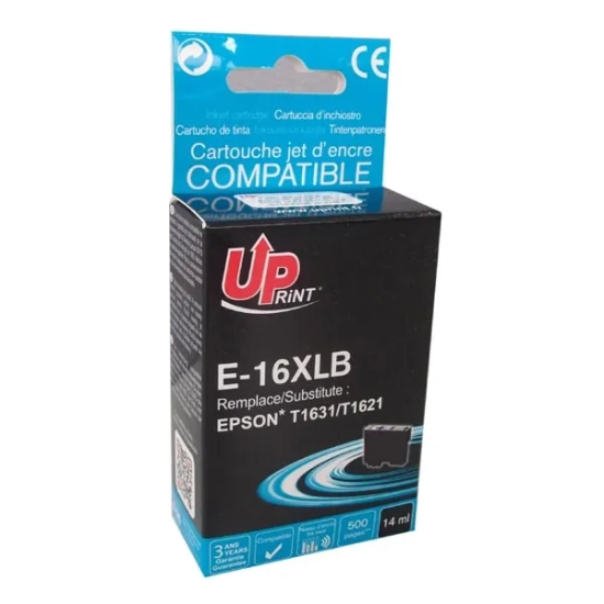 Kompatybilny tusz UPrint C13T16314010 T163140 E-16XLB, czarny, 14 ml