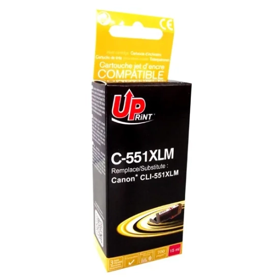 Kompatybilny tusz UPrint CLI551M XL high capacity C-551XLM, magenta, 11 ml