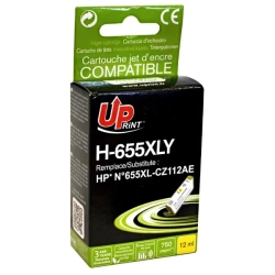 Kompatybilny tusz UPrint CZ112AE HP 655 H-655XLY, żółty, 12 ml, 750 stron
