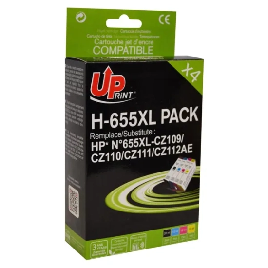 Kompatybilny tusz UPrint CZ109AE CZ110AE H-655XL PACK, czarny