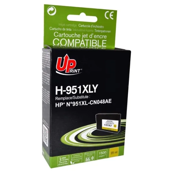 Kompatybilny tusz UPrint CN048AE HP 951XL H-951XL-Y, żółty, 25 ml