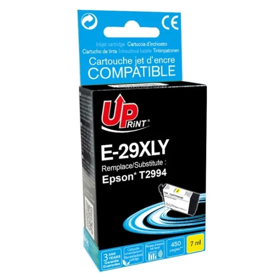 Kompatybilny tusz UPrint C13T29944010 T29XL E-29XLY, żółty, 7 ml, 450 stron