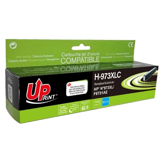Kompatybilny tusz UPrint F6T81AE HP 973X H-973XLC, cyjan, 86 ml