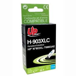 Kompatybilny tusz UPrint T6M03AE HP 903XL H-903XLC, cyjan, 12 ml, 900 stron
