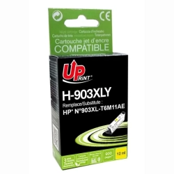 Kompatybilny tusz UPrint T6M11AE T6M12AE H-903XLY, żółty, 12 ml, 900 stron