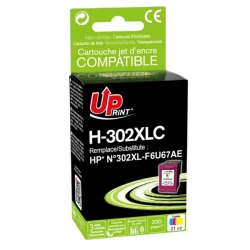 Kompatybilny tusz UPrint F6U67AE HP 302XL H-302XLC, kolorowy, 18 ml