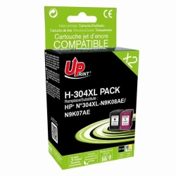 Kompatybilny tusz UPrint N9K08AE+N9K07AE HP 304XL H-304XL BK/CL PACK, 18 ml