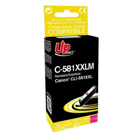 Kompatybilny tusz UPrint CLI-581M XXL 11 C-581XXLM, magenta, 11,7 ml