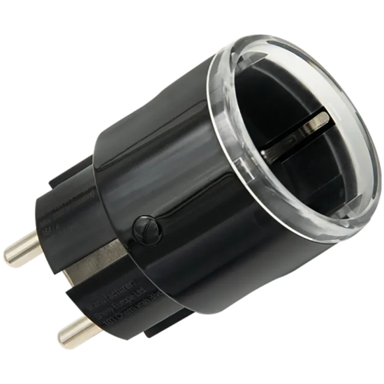Gniazdko smart Shelly Plug S Gen3 czarne