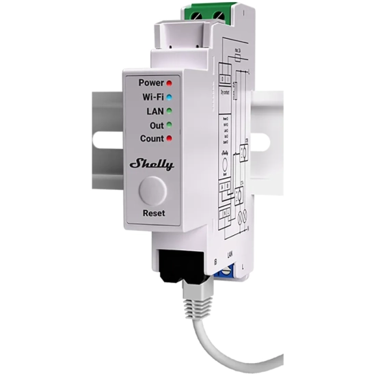Miernik energii Shelly Pro EM-50 DIN 2 kanały