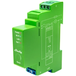 Ściemniacz Shelly Pro Dimmer 1PM, 1 kanał, pomiar mocy, DIN