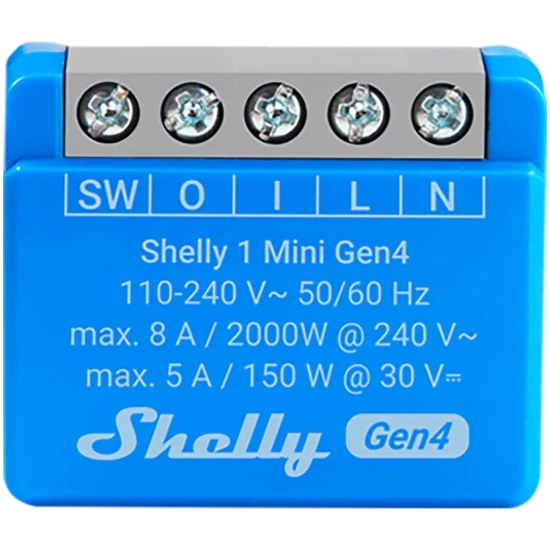 Moduł przekaźnikowy Shelly 1 Mini Gen4 Wi-Fi