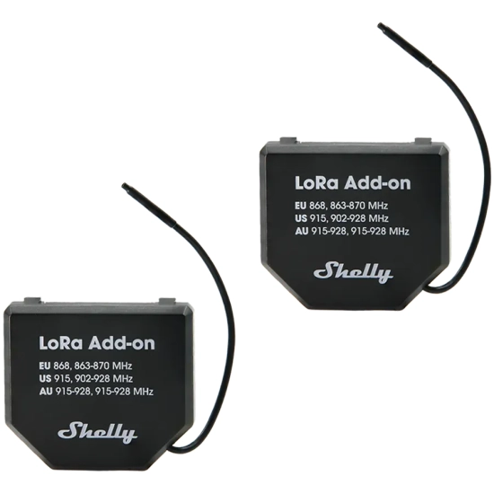 Zestaw 2 modułów Shelly LoRa Add-on