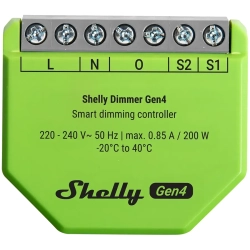 Ściemniacz Shelly Dimmer Gen4 Wi-Fi Zigbee