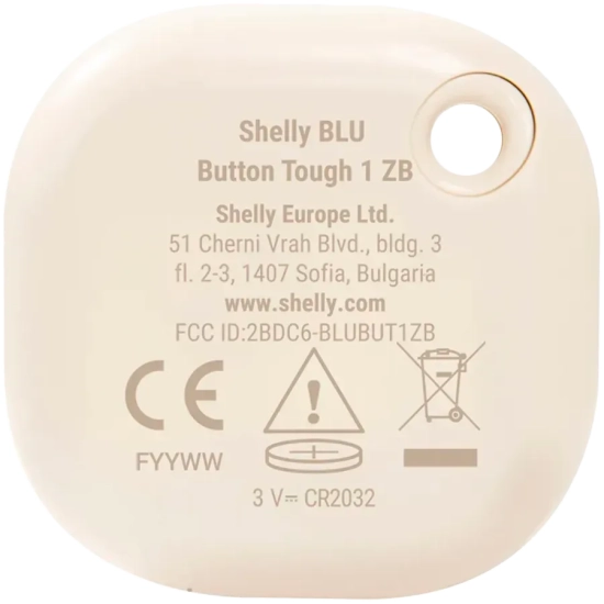 Przycisk Shelly BLU Button Tough 1 ZB kość słoniowa