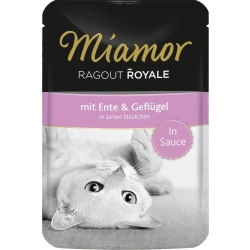 MIAMOR Ragout Royale smak: kaczka z drobiem w sosie - saszetka 100g