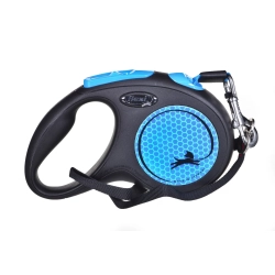 Smycz Flexi automatyczna New Neon S taśma 5 m - dla psa do 15 kg, kolor