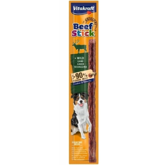 VITAKRAFT Beef Sticks - kabanos z dziczyzny dla psa 12g