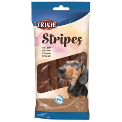 TRIXIE Stripes Paski z jagnięciny - przysmak dla psa - 100 g