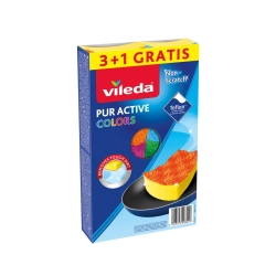 Zmywak Vileda Pur Active Colors 4 szt.