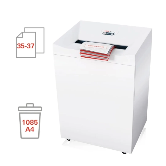 Niszczarka dokumentów HSM Pure 740, cięcie paskowe 3,9 mm, kosz 145 l HSM