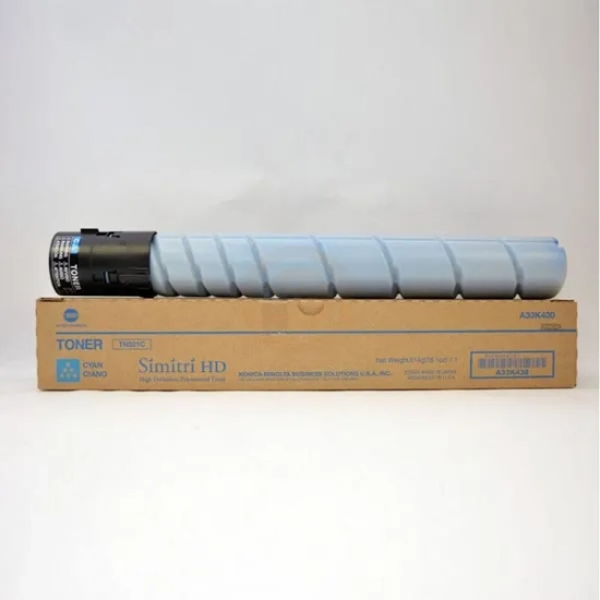 Oryginalny toner Konica Minolta TN321C A33K450, cyjan, 25 000 stron