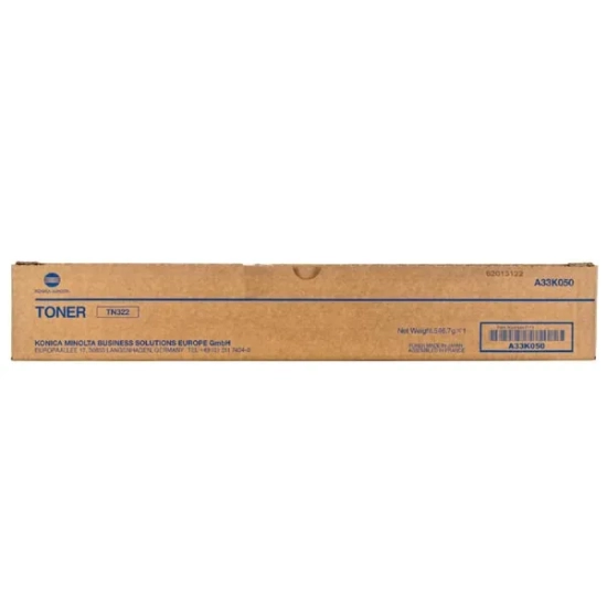 Oryginalny toner Konica Minolta TN-322 A33K050, czarny, 28 800 stron