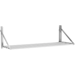 Royal Catering Półka ścienna wisząca stalowa nierdzewna składana 120 x 45cm